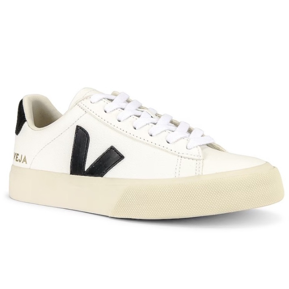 Veja White and Black Sneakers